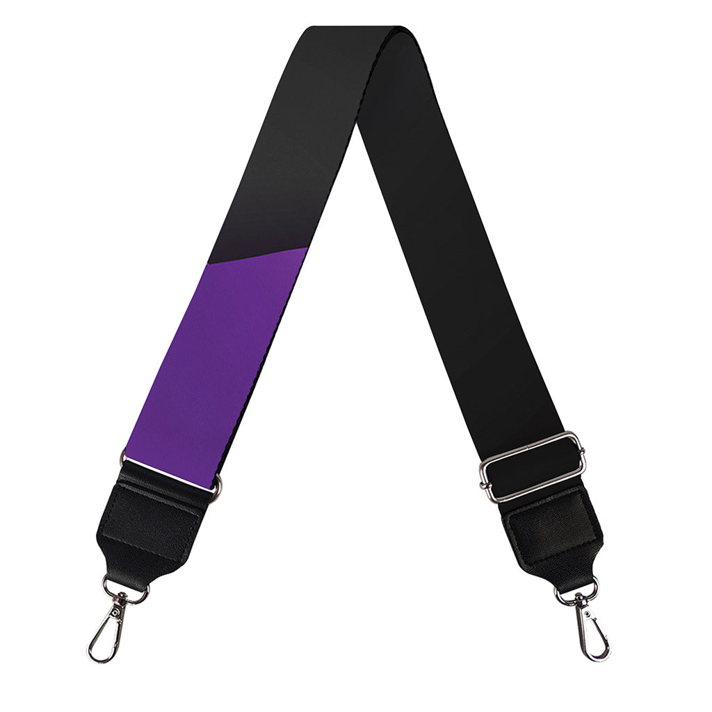Purple All Cancer Awareness Ribbon Print Bag Strap
