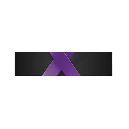 Purple All Cancer Awareness Ribbon Print Bed Runner