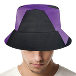 Purple All Cancer Awareness Ribbon Print Bucket Hat