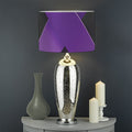 Purple All Cancer Awareness Ribbon Print Drum Lamp Shade