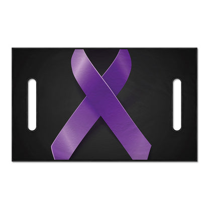 Purple All Cancer Awareness Ribbon Print Golf Cart Seat Cover