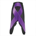 Purple All Cancer Awareness Ribbon Print Hammer Pants
