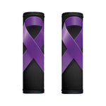 Purple All Cancer Awareness Ribbon Print Handle Covers