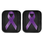 Purple All Cancer Awareness Ribbon Print Handle Covers