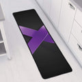 Purple All Cancer Awareness Ribbon Print Long Kitchen Mat