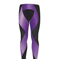 Purple All Cancer Awareness Ribbon Print Men's Leggings