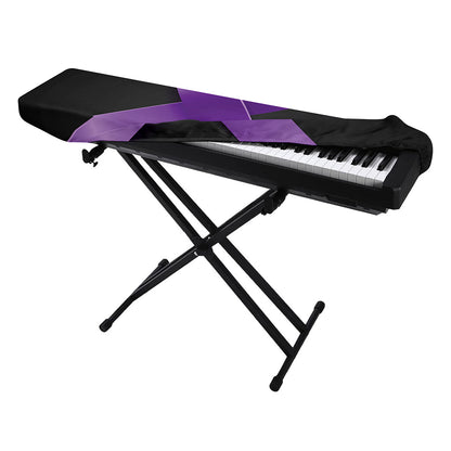 Purple All Cancer Awareness Ribbon Print Piano Keyboard Cover