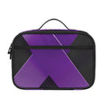 Purple All Cancer Awareness Ribbon Print Portable Lunch Bag