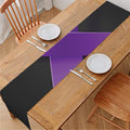 Purple All Cancer Awareness Ribbon Print Table Runner
