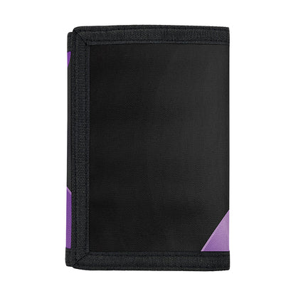 Purple All Cancer Awareness Ribbon Print Trifold Wallet