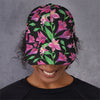 Purple Alstroemeria Pattern Print Baseball Cap