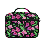 Purple Alstroemeria Pattern Print Briefcase Bible Bag