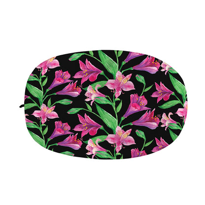 Purple Alstroemeria Pattern Print Car Side Mirror Covers