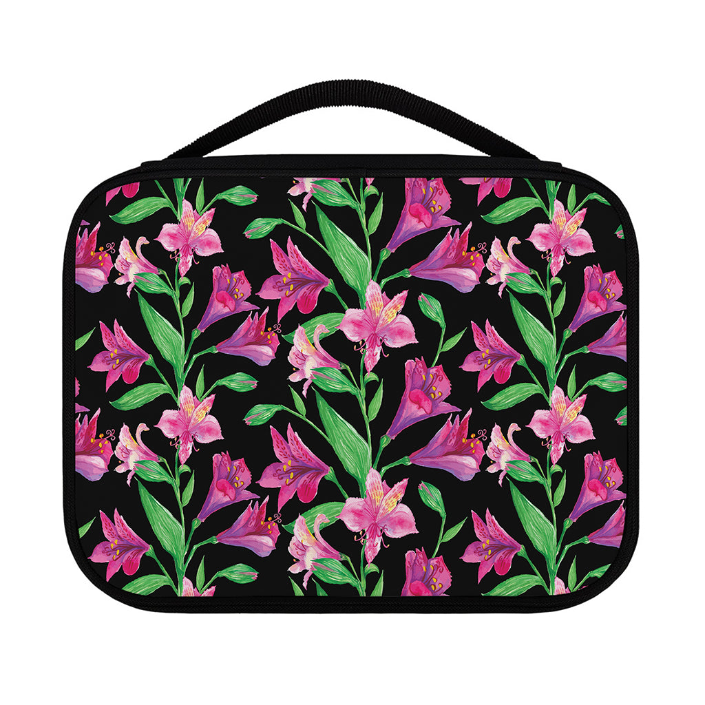 Purple Alstroemeria Pattern Print Classic Bible Case