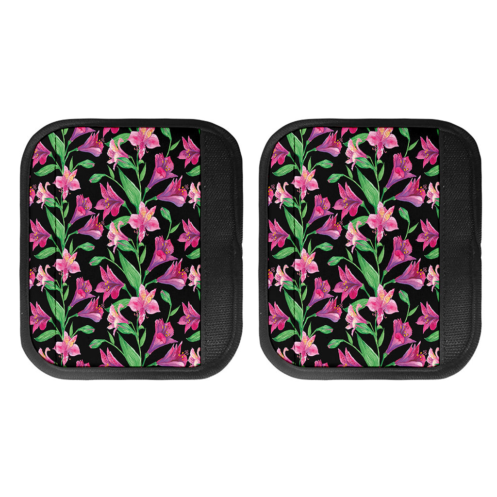 Purple Alstroemeria Pattern Print Handle Covers