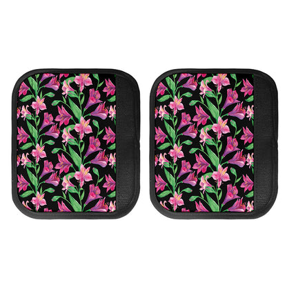 Purple Alstroemeria Pattern Print Handle Covers