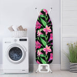 Purple Alstroemeria Pattern Print Ironing Board Cover
