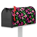 Purple Alstroemeria Pattern Print Mailbox Cover