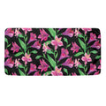 Purple Alstroemeria Pattern Print Towel