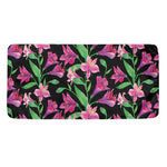 Purple Alstroemeria Pattern Print Towel