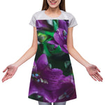 Purple Alstroemeria Print Adjustable Apron