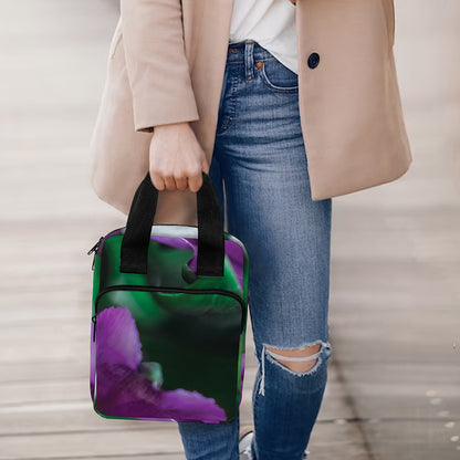 Purple Alstroemeria Print Bible Tote Bag