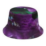 Purple Alstroemeria Print Bucket Hat