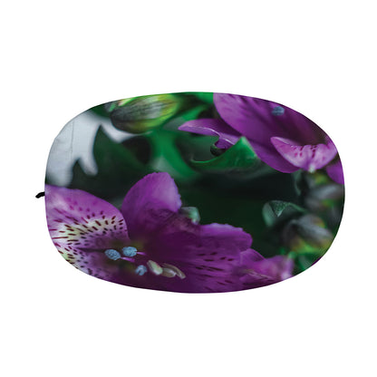 Purple Alstroemeria Print Car Side Mirror Covers