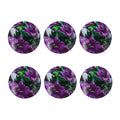 Purple Alstroemeria Print Coaster Set