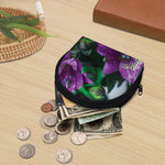 Purple Alstroemeria Print Coin Purse