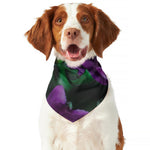 Purple Alstroemeria Print Dog Bandana