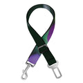 Purple Alstroemeria Print Dog Seat Belt