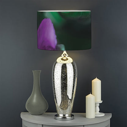 Purple Alstroemeria Print Drum Lamp Shade