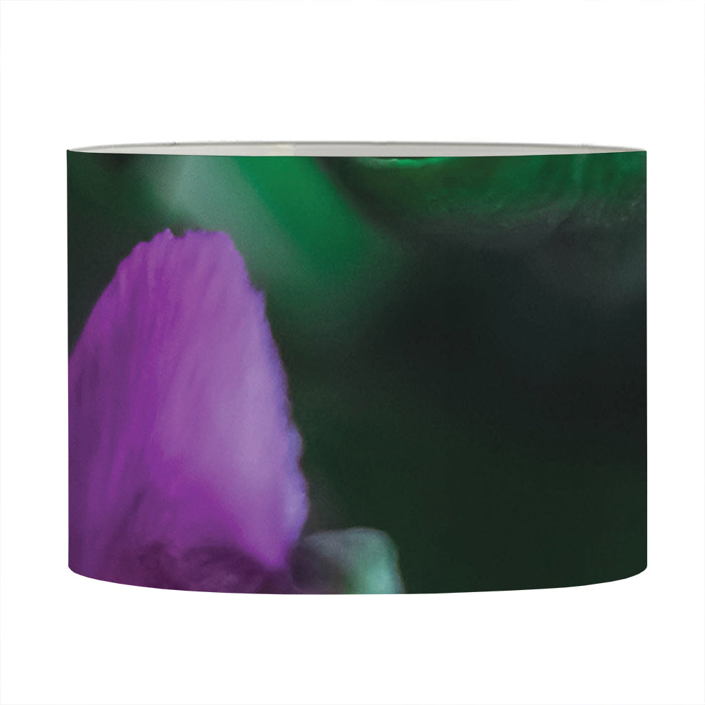 Purple Alstroemeria Print Drum Lamp Shade
