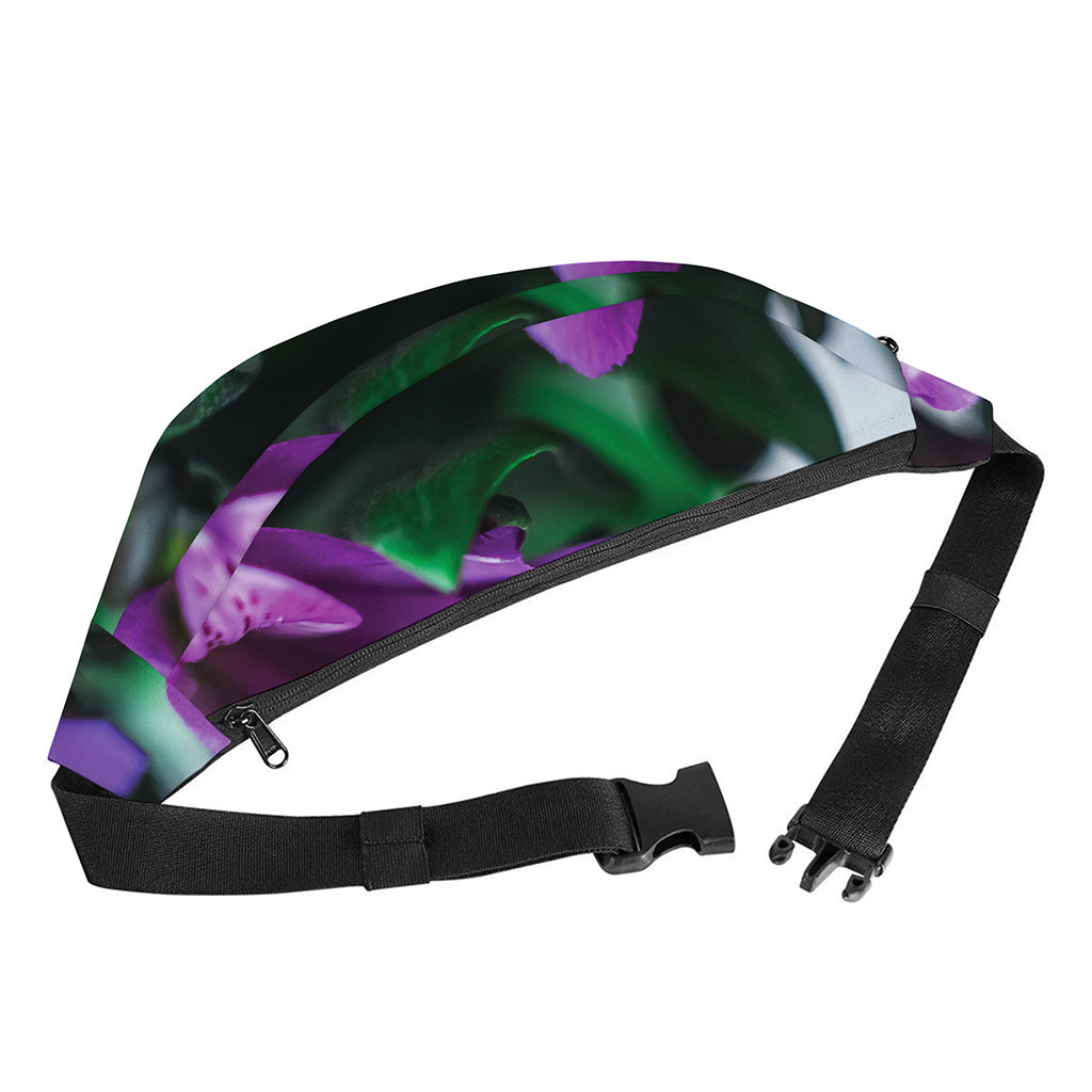 Purple Alstroemeria Print Fanny Pack
