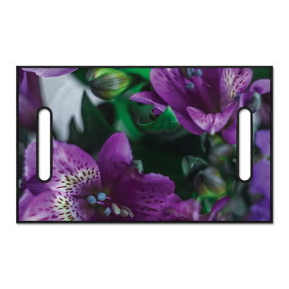 Purple Alstroemeria Print Golf Cart Seat Cover