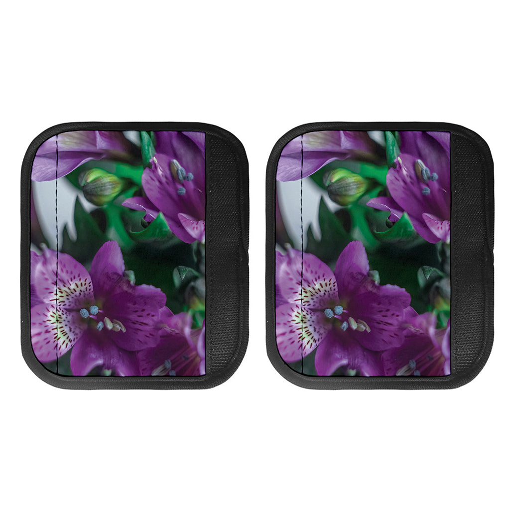 Purple Alstroemeria Print Handle Covers