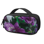 Purple Alstroemeria Print Insulin Cooler Travel Case