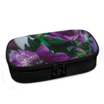 Purple Alstroemeria Print Insulin Cooler Travel Case