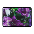 Purple Alstroemeria Print Kitchen Mat