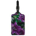 Purple Alstroemeria Print Luggage Tag
