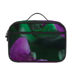Purple Alstroemeria Print Portable Lunch Bag