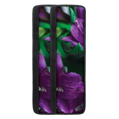 Purple Alstroemeria Print Refrigerator Handle Covers