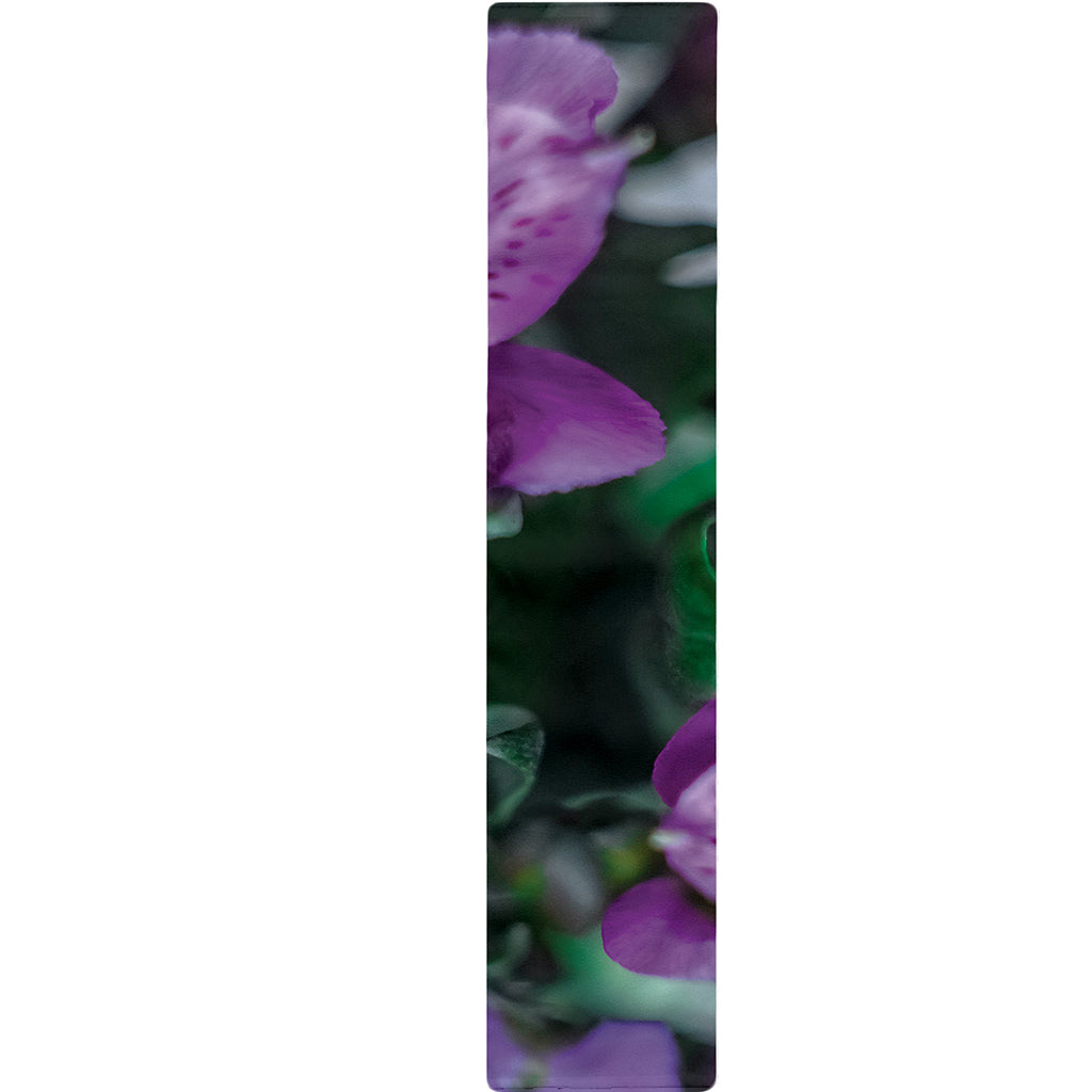 Purple Alstroemeria Print Table Runner
