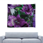 Purple Alstroemeria Print Tapestry
