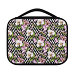 Purple Alstroemeria Zigzag Pattern Print Classic Bible Case