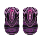 Purple And Black African Dashiki Print Bar Stool Covers