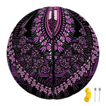 Purple And Black African Dashiki Print Basketball