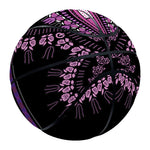 Purple And Black African Dashiki Print Basketball