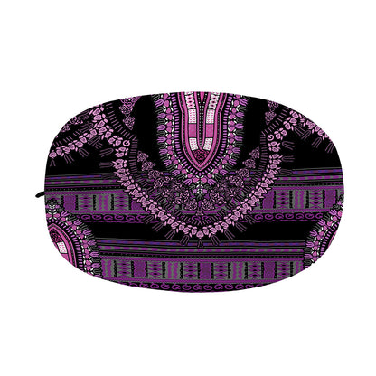 Purple And Black African Dashiki Print Car Side Mirror Covers